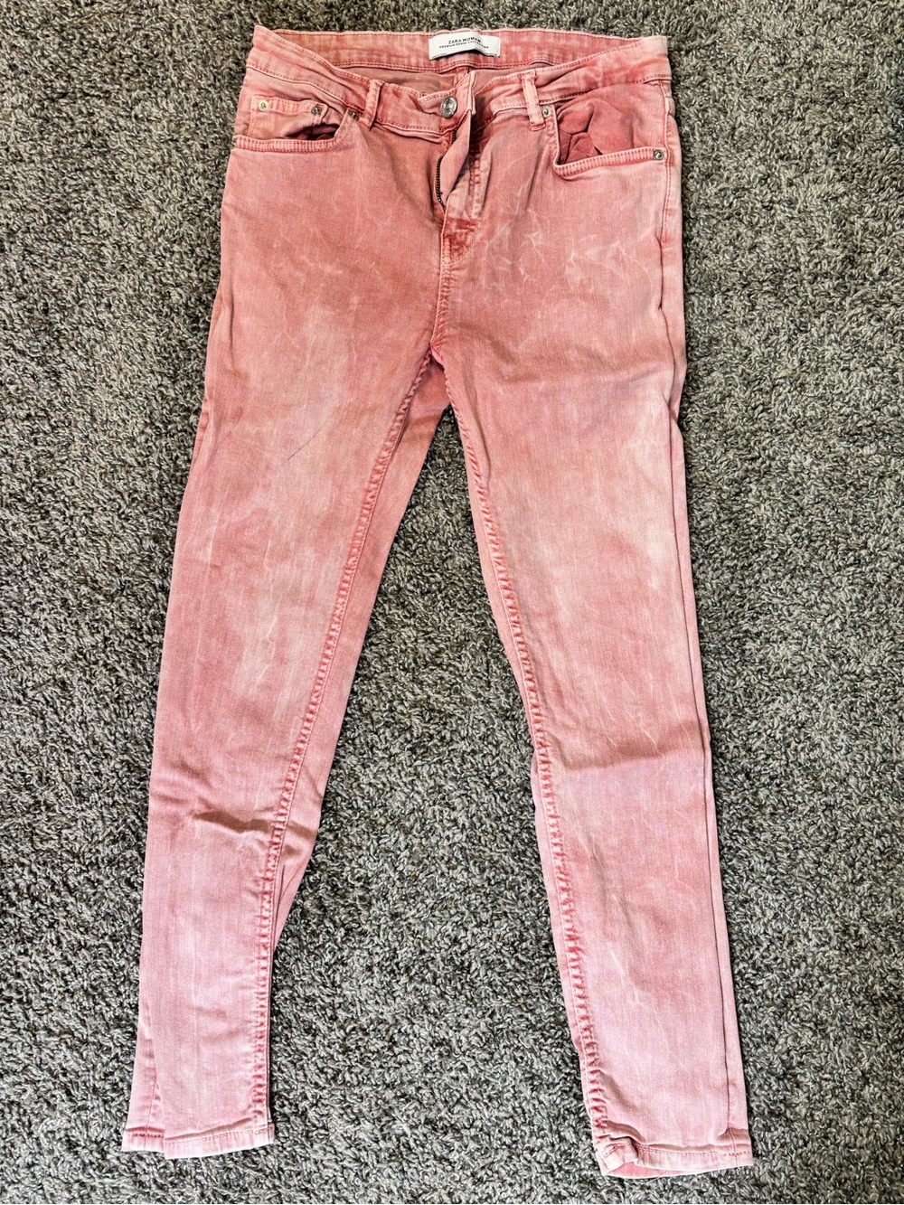 Zara Dusty Pink Skinny Jeans